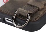iPhone 13 Mini Snap - on Leather Grip Case by Hardiston - premium iPhone 13 Cases