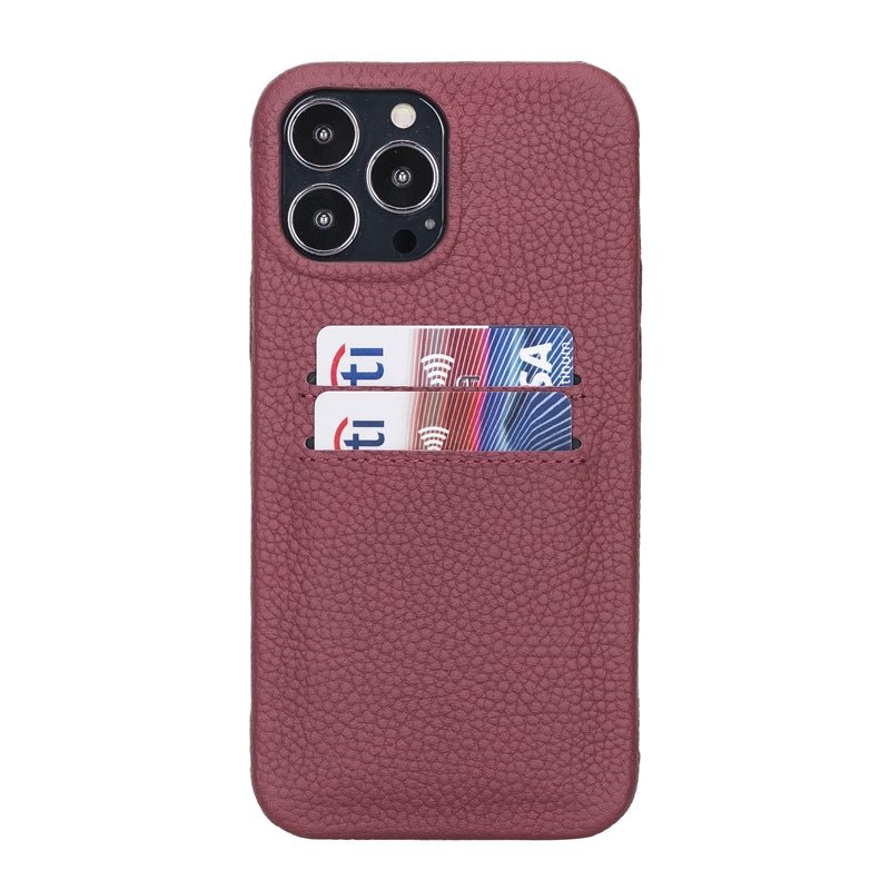 iPhone 13 Pro Leather Snap - on wallet case by Hardiston - premium iPhone 13 Cases