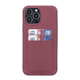 iPhone 13 Pro Leather Snap - on wallet case by Hardiston - premium iPhone 13 Cases