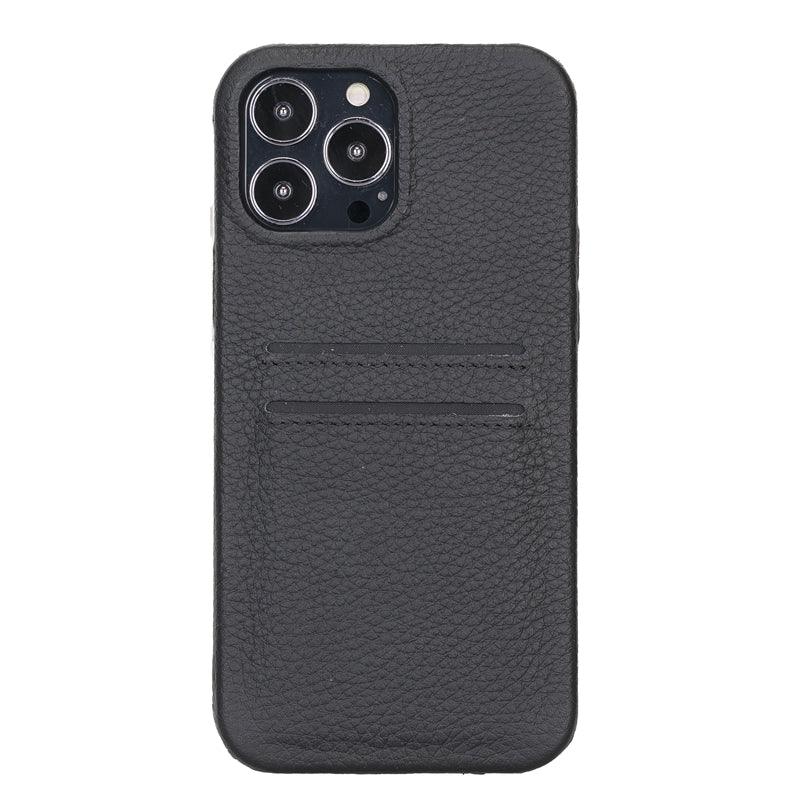 iPhone 13 Pro Leather Snap - on wallet case by Hardiston - premium iPhone 13 Cases