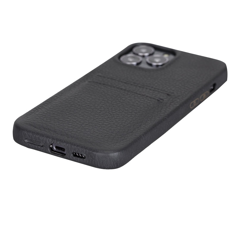 iPhone 13 Pro Leather Snap - on wallet case by Hardiston - premium iPhone 13 Cases