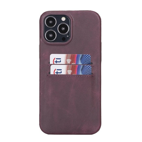 iPhone 13 Pro Leather Snap - on wallet case by Hardiston - premium iPhone 13 Cases
