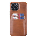 iPhone 13 Pro Leather Snap - on wallet case by Hardiston - premium iPhone 13 Cases