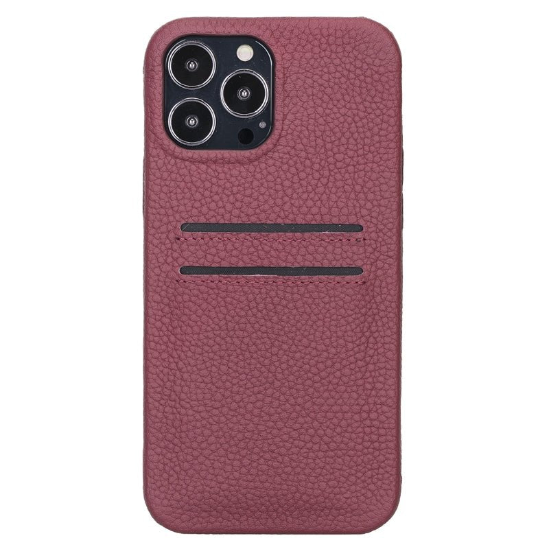 iPhone 13 Pro Leather Snap - on wallet case by Hardiston - premium iPhone 13 Cases