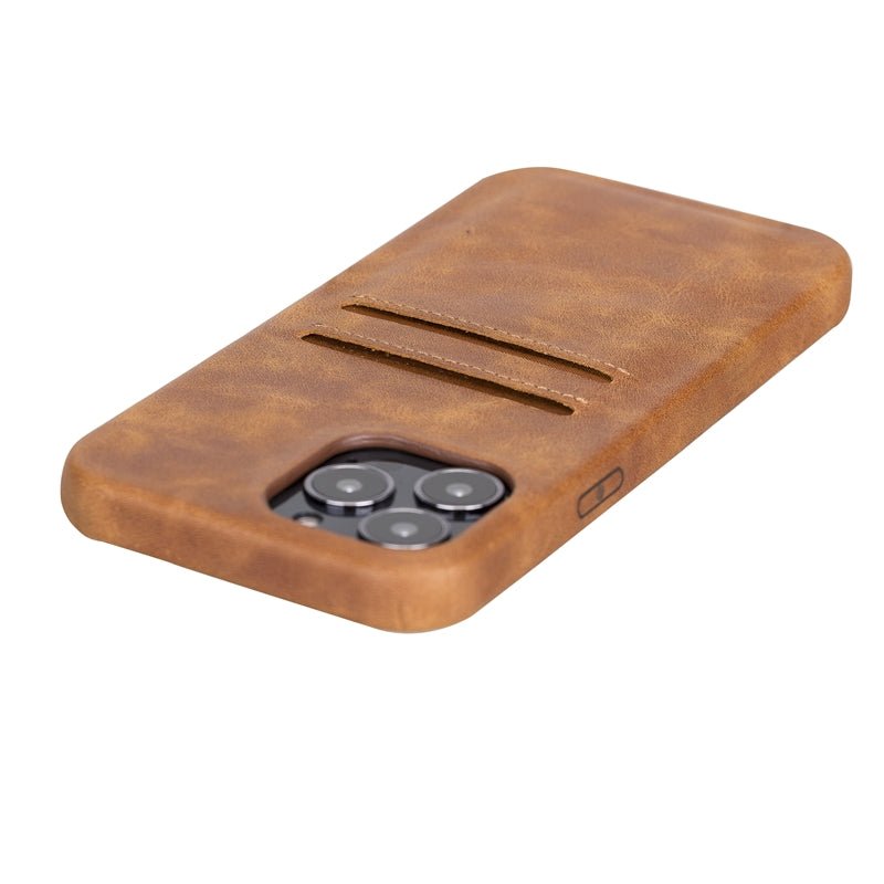 iPhone 13 Pro Leather Snap - on wallet case by Hardiston - premium iPhone 13 Cases