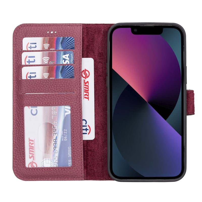 iPhone 13 Pro Leather Wallet Case by Hardiston - premium iPhone 13 Cases