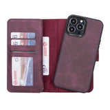 iPhone 13 Pro Max Leather Dual Wallet Case by Hardiston - premium iPhone 13 Cases