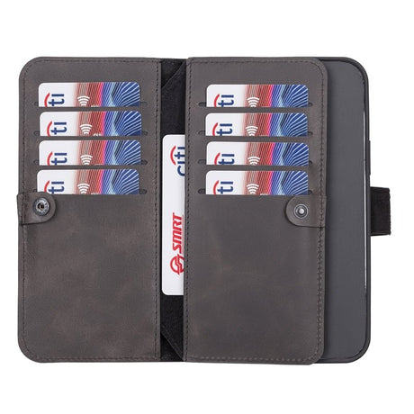 iPhone 13 Pro Max Leather Dual Wallet Case by Hardiston - premium iPhone 13 Cases