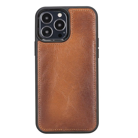 iPhone 13 Pro Max Leather Snap - on by Hardiston - premium iPhone 13 Cases