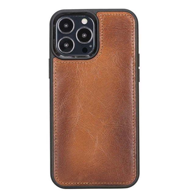 iPhone 13 Pro Max Leather Snap - on by Hardiston - premium iPhone 13 Cases