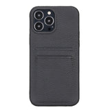 iPhone 13 Pro Max Leather Snap - on wallet case by Hardiston - premium iPhone 13 Cases