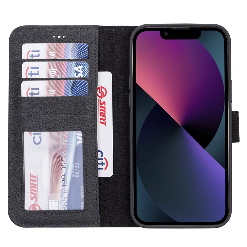 iPhone 13 Pro Max Leather Wallet Case by Hardiston - premium iPhone 13 Cases