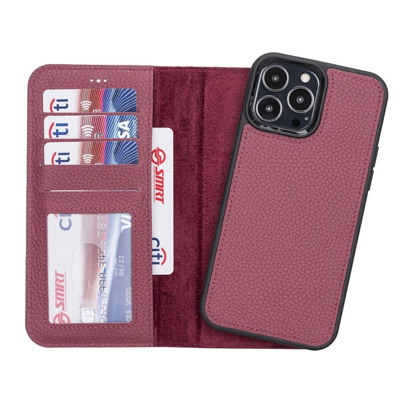 iPhone 13 Pro Max Leather Wallet Case by Hardiston - premium iPhone 13 Cases