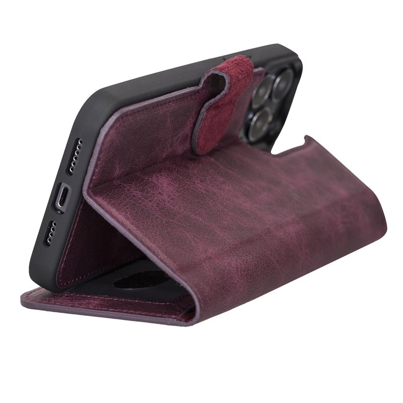 iPhone 13 Pro Max Leather Wallet Case by Hardiston - premium iPhone 13 Cases
