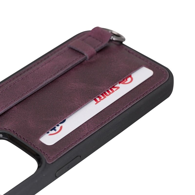 iPhone 13 Pro Snap - on Leather Grip Case by Hardiston - premium iPhone 13 Cases
