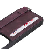 iPhone 13 Pro Snap - on Leather Grip Case by Hardiston - premium iPhone 13 Cases