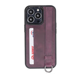 iPhone 13 Pro Snap - on Leather Grip Case by Hardiston - premium iPhone 13 Cases