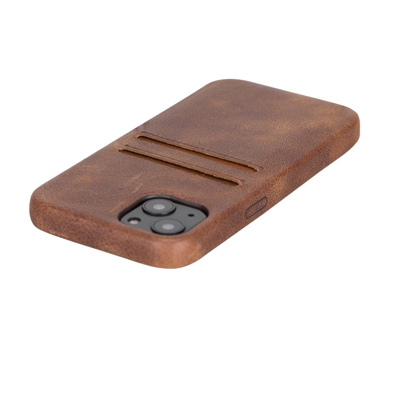 iPhone 13 Snap - on Leather Wallet Case by Hardiston - premium iPhone 13 Cases