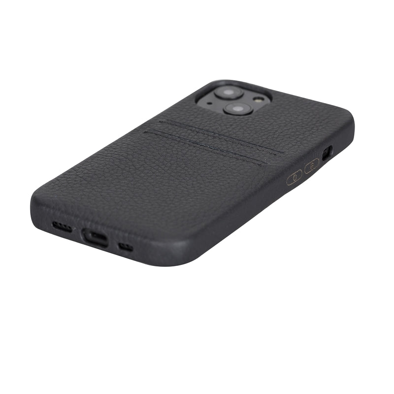 iPhone 13 Snap - on Leather Wallet Case by Hardiston - premium iPhone 13 Cases