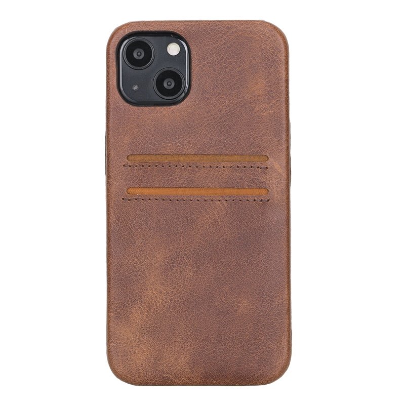 iPhone 13 Snap - on Leather Wallet Case by Hardiston - premium iPhone 13 Cases