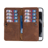 iPhone 8 Plus / iPhone 7 Plus Dual Fold Magnetic Detachable Leather Wallet Case by Hardiston - premium iPhone 7 - 8 - SE Cases