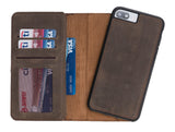 iPhone 8 Plus / iPhone 7 Plus Dual Fold Magnetic Detachable Leather Wallet Case by Hardiston - premium iPhone 7 - 8 - SE Cases