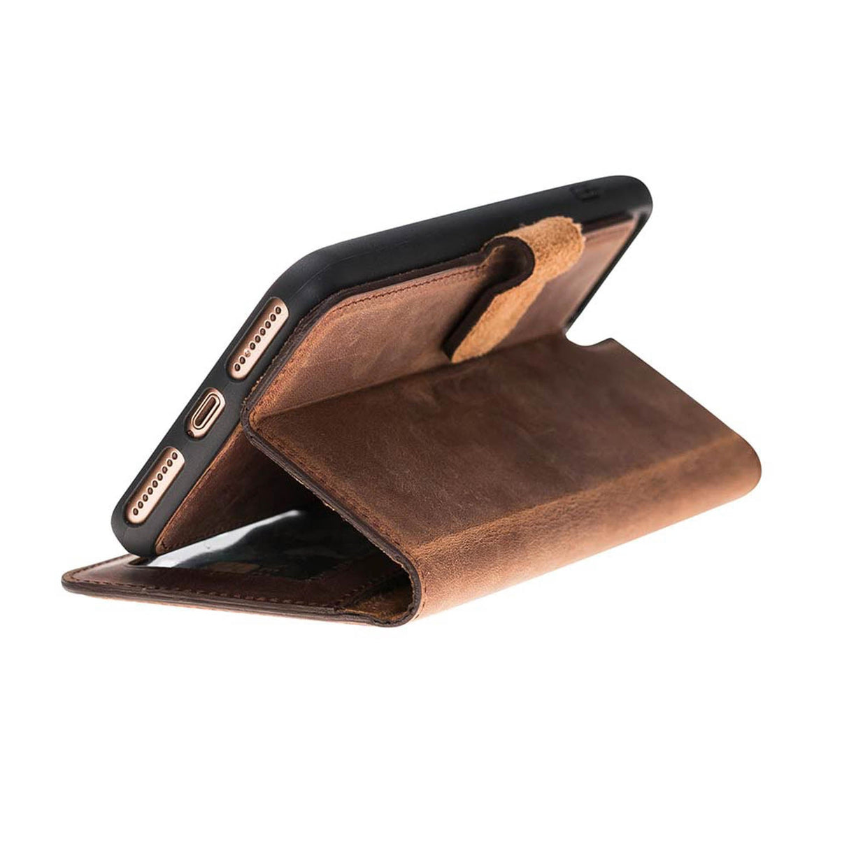 iPhone 8 Plus / iPhone 7 Plus Magnetic Detachable Leather Wallet Case by Hardiston - premium iPhone 7 - 8 - SE Cases