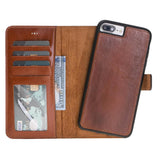 iPhone 8 Plus / iPhone 7 Plus Magnetic Detachable Leather Wallet Case by Hardiston - premium iPhone 7 - 8 - SE Cases