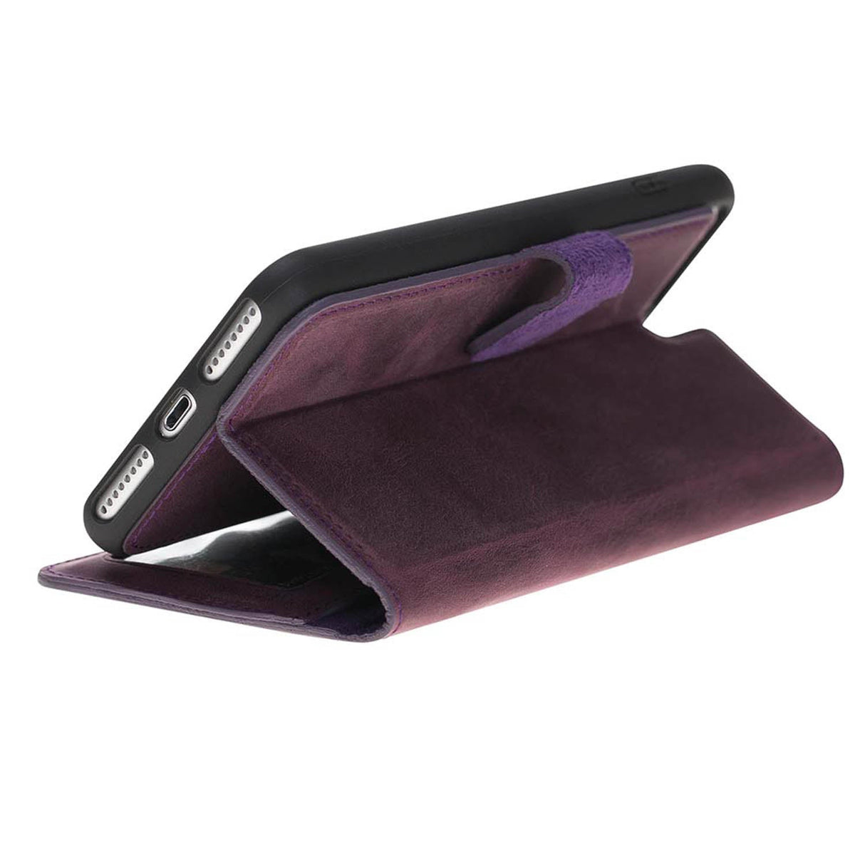 iPhone 8 Plus / iPhone 7 Plus Magnetic Detachable Leather Wallet Case by Hardiston - premium iPhone 7 - 8 - SE Cases