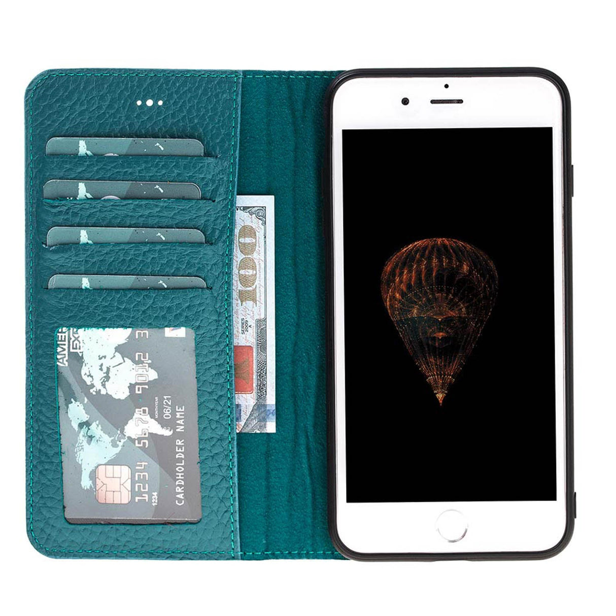 iPhone 8 Plus / iPhone 7 Plus Magnetic Detachable Leather Wallet Case by Hardiston - premium iPhone 7 - 8 - SE Cases