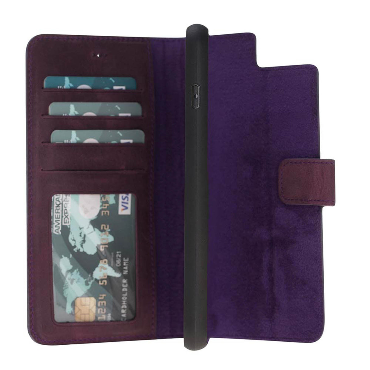 iPhone 8 Plus / iPhone 7 Plus Magnetic Detachable Leather Wallet Case by Hardiston - premium iPhone 7 - 8 - SE Cases