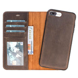 iPhone 8 Plus / iPhone 7 Plus Magnetic Detachable Leather Wallet Case by Hardiston - premium iPhone 7 - 8 - SE Cases