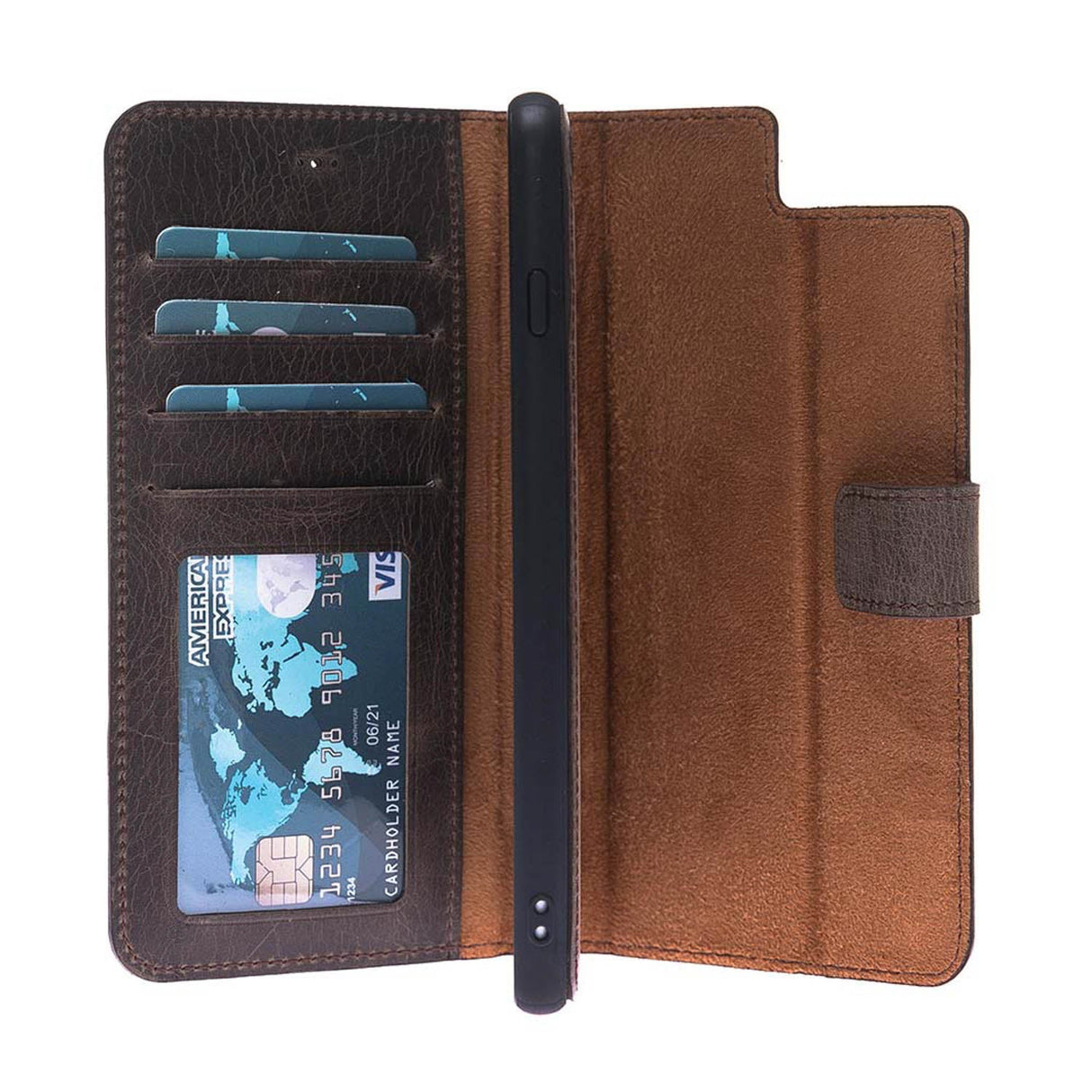 iPhone 8 Plus / iPhone 7 Plus Magnetic Detachable Leather Wallet Case by Hardiston - premium iPhone 7 - 8 - SE Cases
