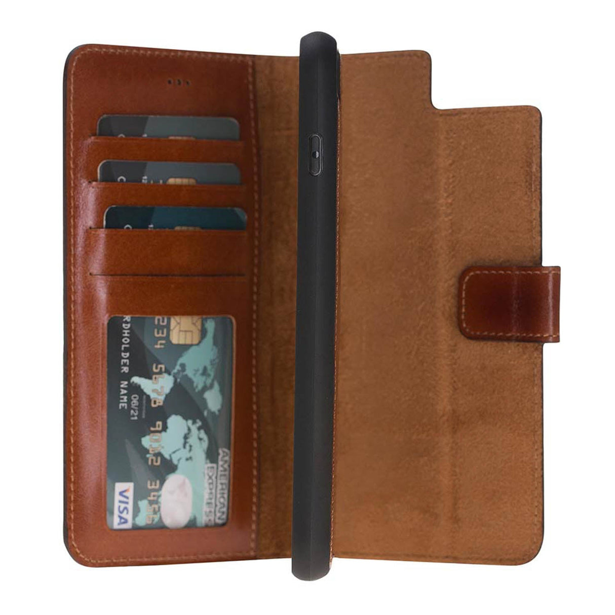 iPhone 8 Plus / iPhone 7 Plus Magnetic Detachable Leather Wallet Case by Hardiston - premium iPhone 7 - 8 - SE Cases
