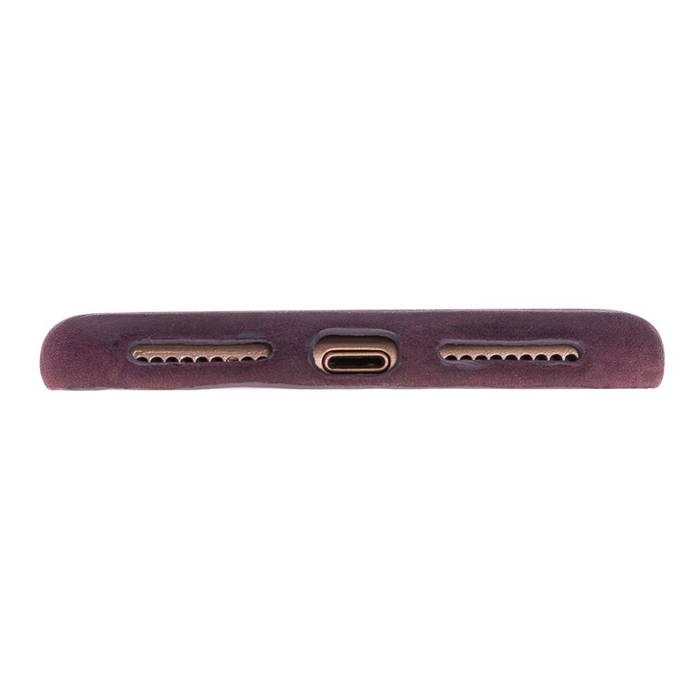 iPhone 8 Plus / iPhone 7 Plus Snap - on Full Cover Leather Case by Hardiston - premium iPhone 7 - 8 - SE Cases