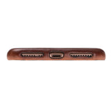 iPhone 8 Plus / iPhone 7 Plus Snap - on Full Cover Leather Case by Hardiston - premium iPhone 7 - 8 - SE Cases