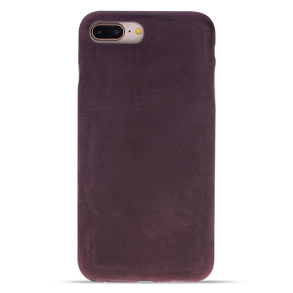 iPhone 8 Plus / iPhone 7 Plus Snap - on Full Cover Leather Case by Hardiston - premium iPhone 7 - 8 - SE Cases