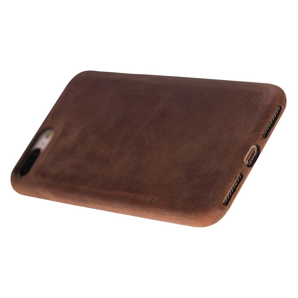 iPhone 8 Plus / iPhone 7 Plus Snap - on Full Cover Leather Case by Hardiston - premium iPhone 7 - 8 - SE Cases