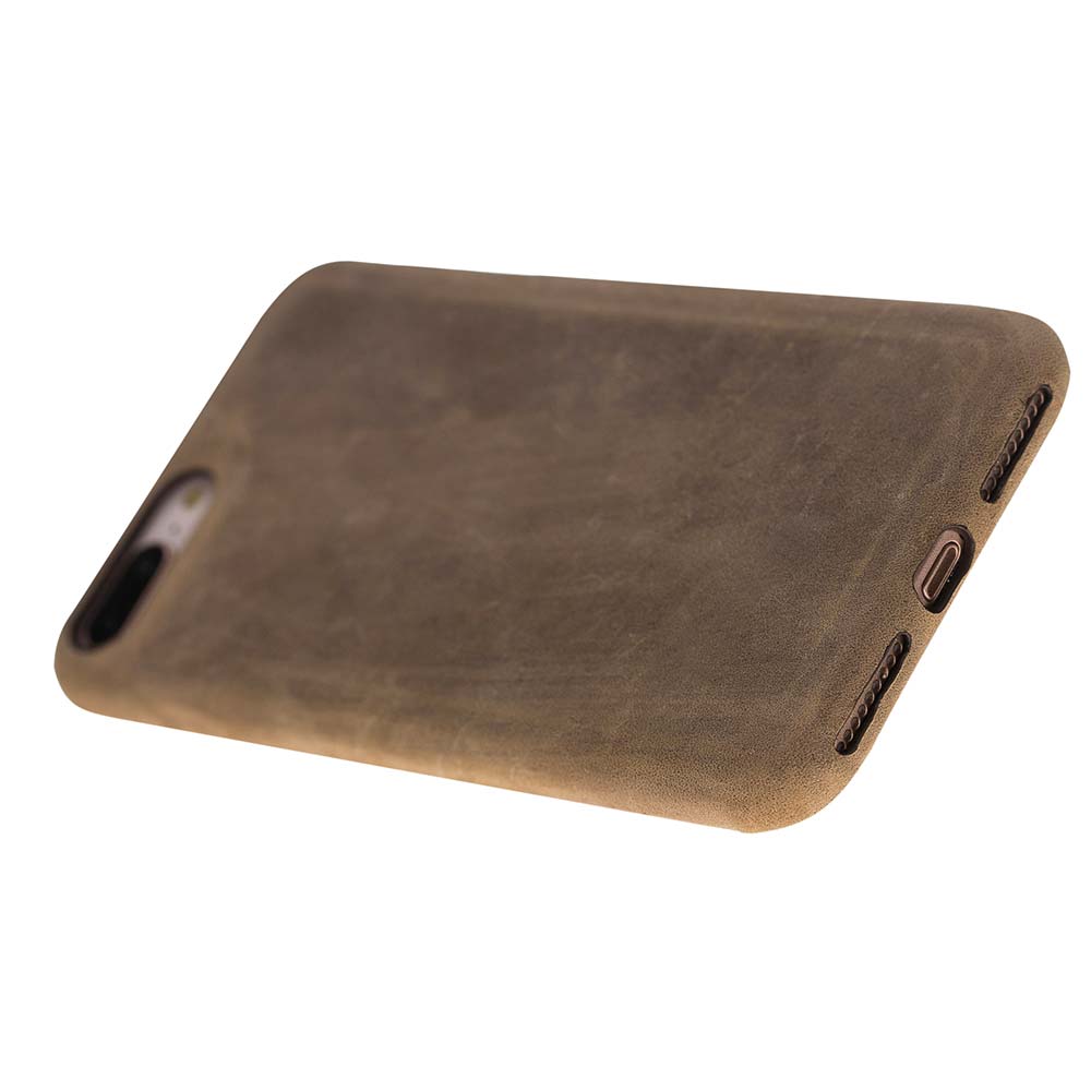 iPhone 8 Plus / iPhone 7 Plus Snap - on Full Cover Leather Case by Hardiston - premium iPhone 7 - 8 - SE Cases
