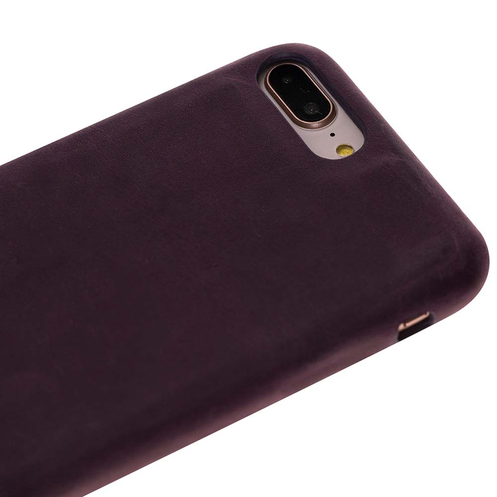iPhone 8 Plus / iPhone 7 Plus Snap - on Full Cover Leather Case by Hardiston - premium iPhone 7 - 8 - SE Cases