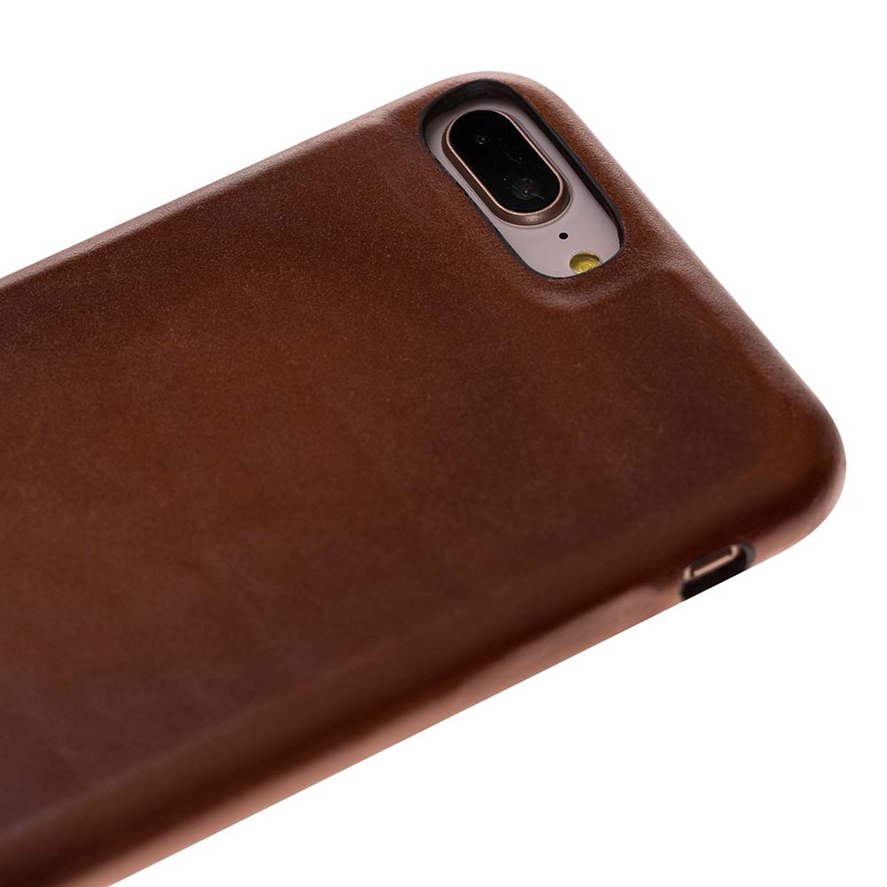 iPhone 8 Plus / iPhone 7 Plus Snap - on Full Cover Leather Case by Hardiston - premium iPhone 7 - 8 - SE Cases