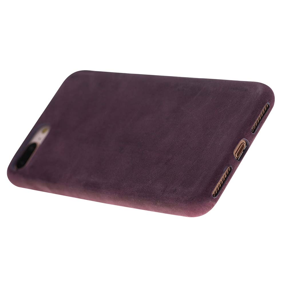 iPhone 8 Plus / iPhone 7 Plus Snap - on Full Cover Leather Case by Hardiston - premium iPhone 7 - 8 - SE Cases