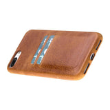 iPhone 8 Plus / iPhone 7 Plus Snap - on Full Cover Leather Case with Credit Card Slots by Hardiston - premium iPhone 7 - 8 - SE Cases