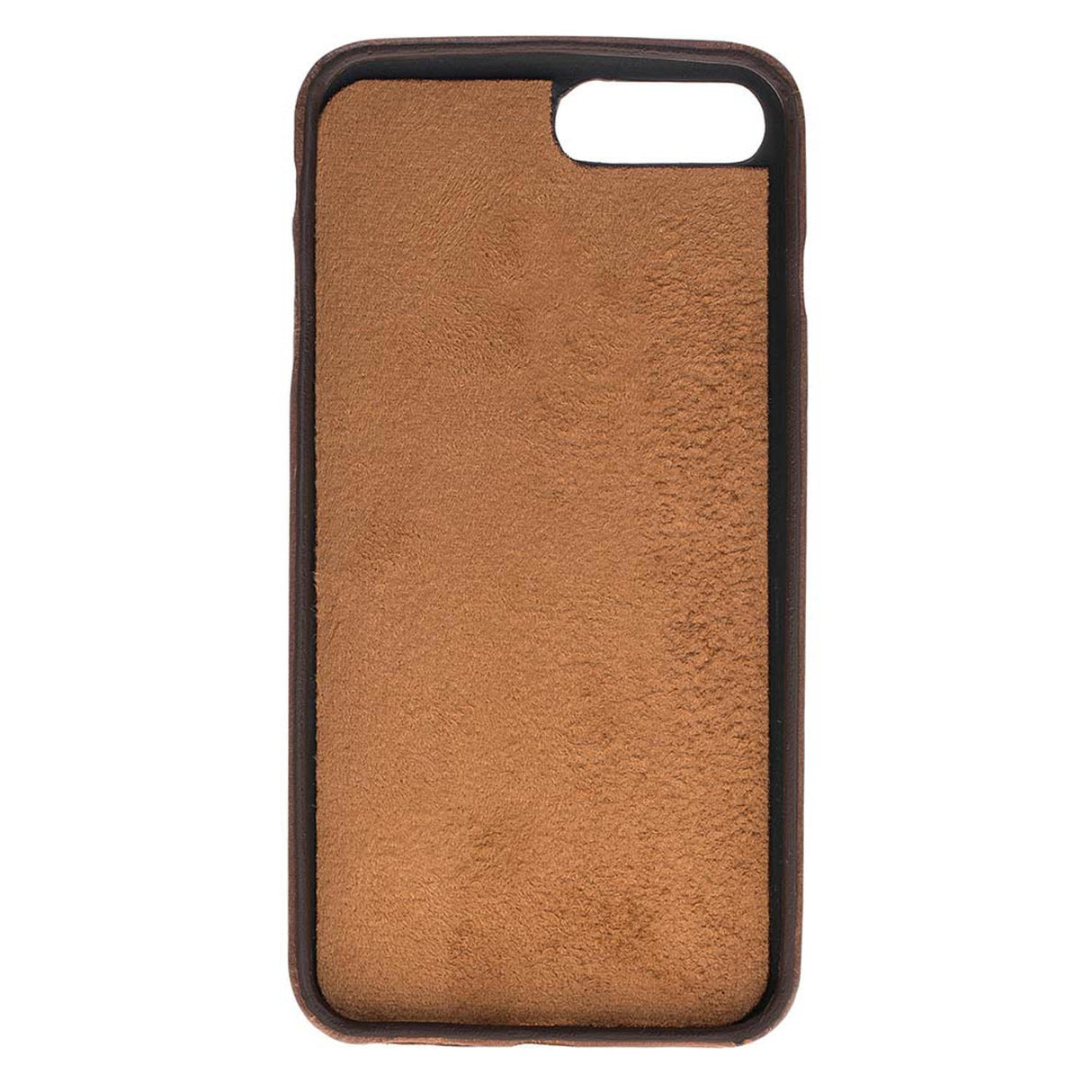 iPhone 8 Plus / iPhone 7 Plus Snap - on Full Cover Leather Case with Credit Card Slots by Hardiston - premium iPhone 7 - 8 - SE Cases