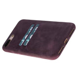 iPhone 8 Plus / iPhone 7 Plus Snap - on Full Cover Leather Case with Credit Card Slots by Hardiston - premium iPhone 7 - 8 - SE Cases