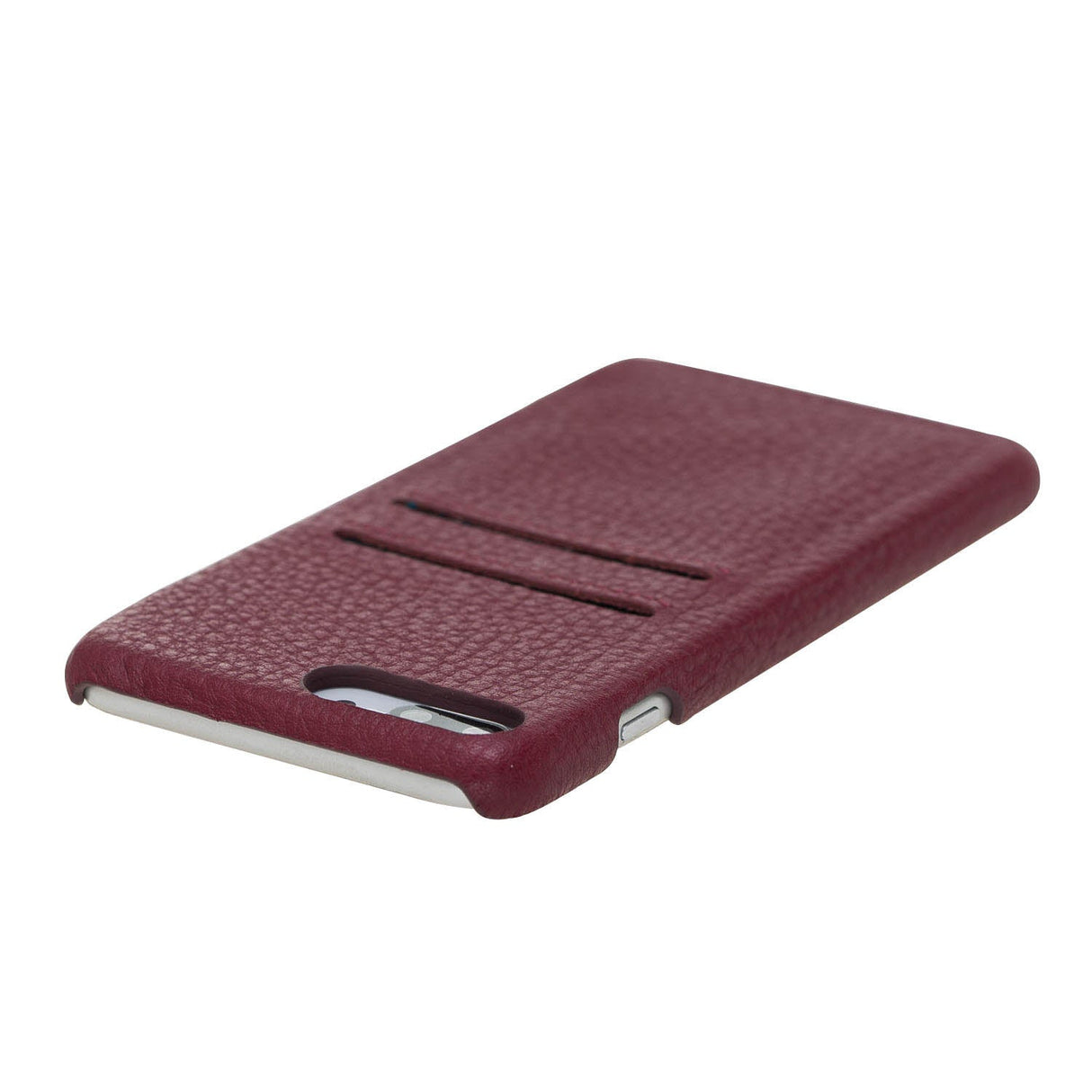iPhone 8 Plus / iPhone 7 Plus Snap - on Leather Case with Credit Card Slots by Hardiston - premium iPhone 7 - 8 - SE Cases