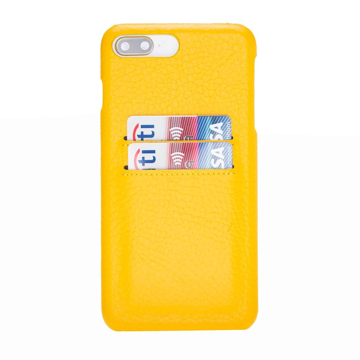 iPhone 8 Plus / iPhone 7 Plus Snap - on Leather Case with Credit Card Slots by Hardiston - premium iPhone 7 - 8 - SE Cases