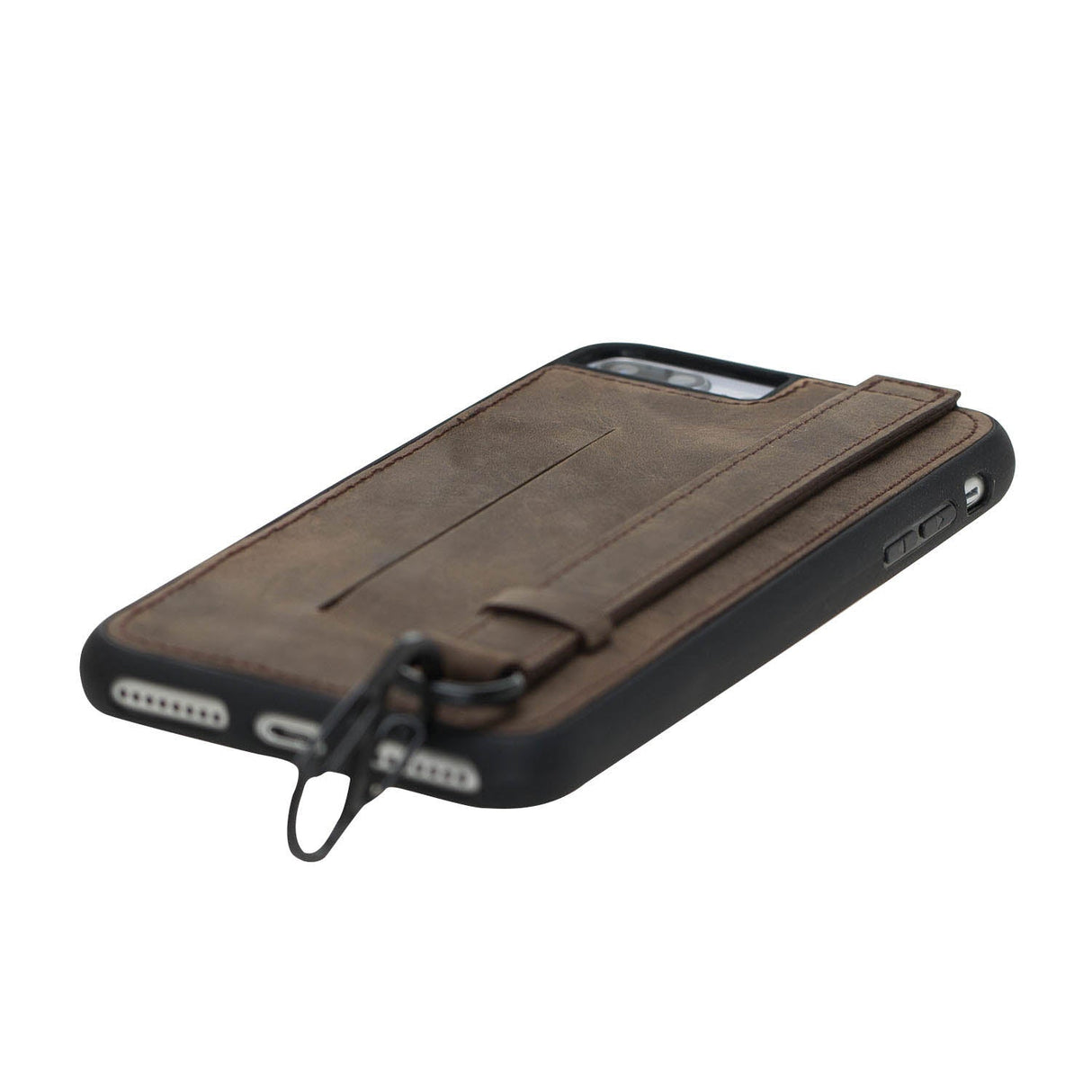 iPhone 8 Plus / iPhone 7 Plus Snap - on Leather Grip Case by Hardiston - premium iPhone 7 - 8 - SE Cases