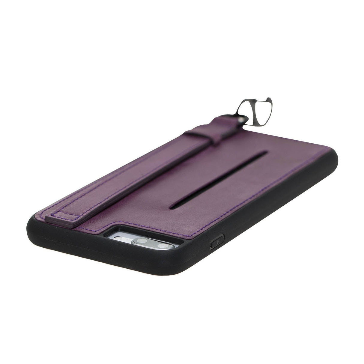 iPhone 8 Plus / iPhone 7 Plus Snap - on Leather Grip Case by Hardiston - premium iPhone 7 - 8 - SE Cases
