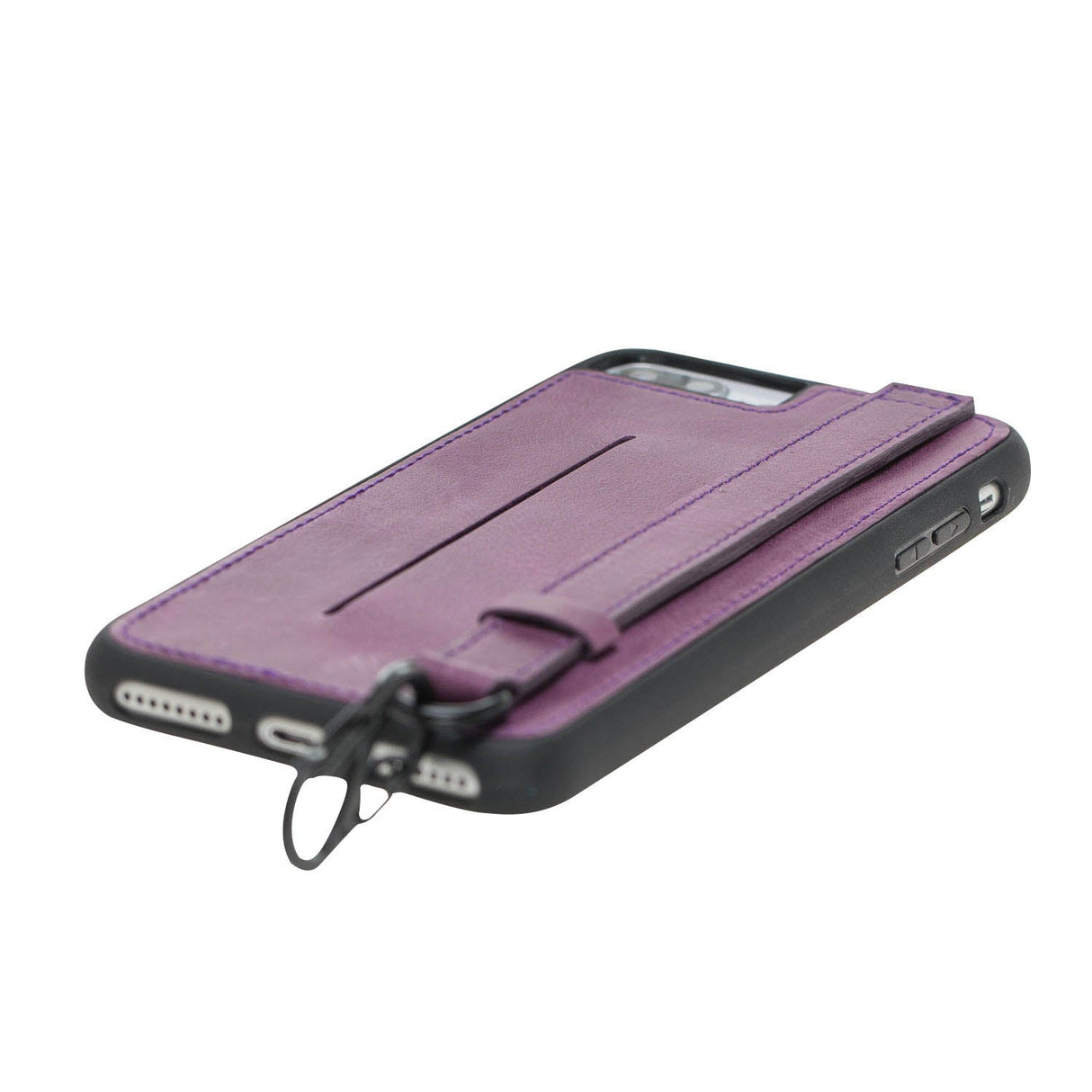iPhone 8 Plus / iPhone 7 Plus Snap - on Leather Grip Case by Hardiston - premium iPhone 7 - 8 - SE Cases